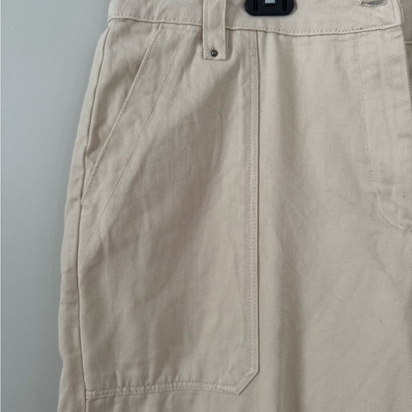 MNG mango denim high waisted utility pants. Great for spring/summer - Picture 2 of 6